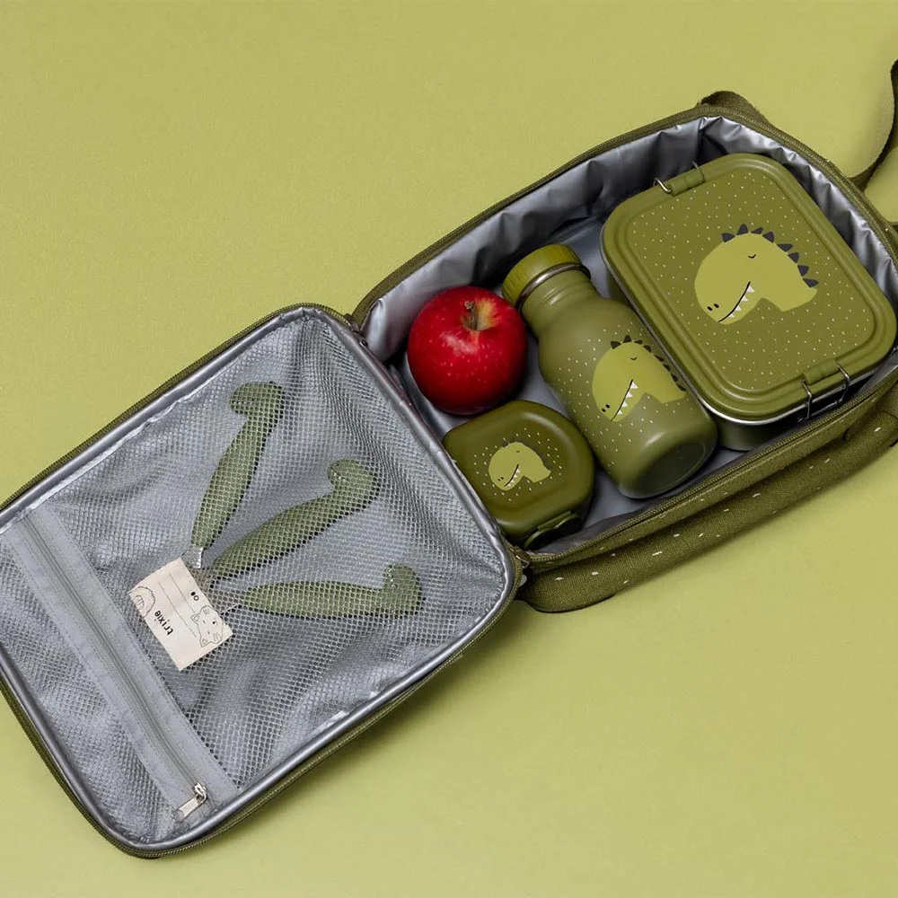 Trixie Mr. Dino thermische lunchtas groen bij Duifhuizen