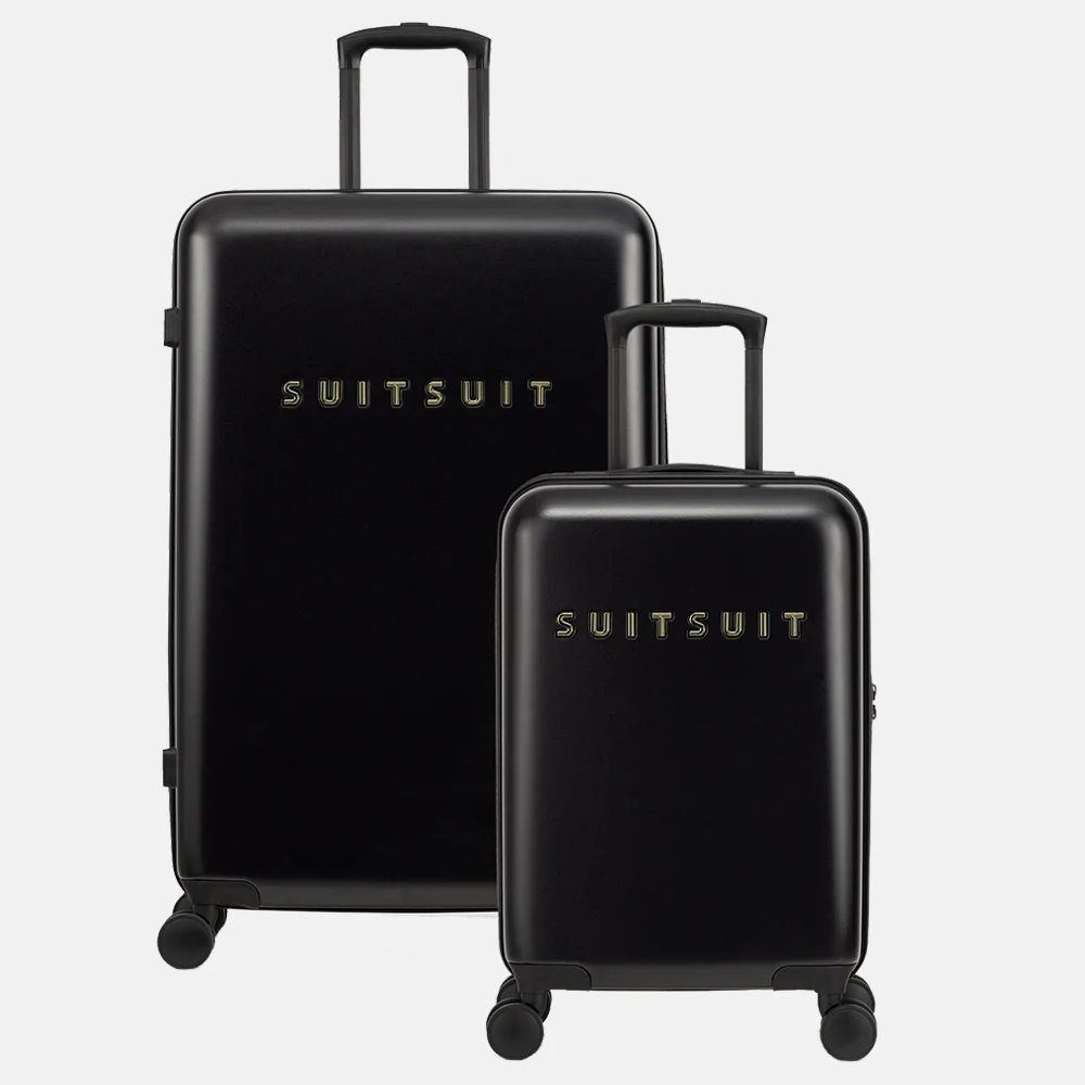 SUITSUIT Fab Seventies Black Gold kofferset 2-delig black