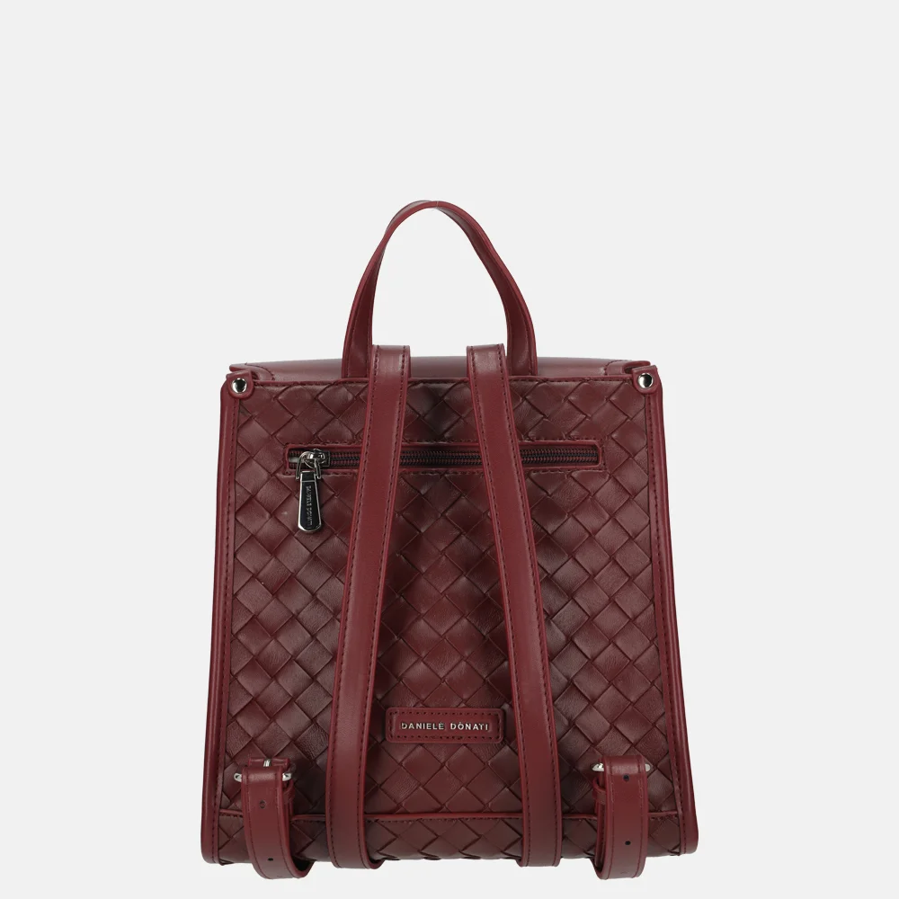 Daniele Donati rugzak burgundy bij Duifhuizen