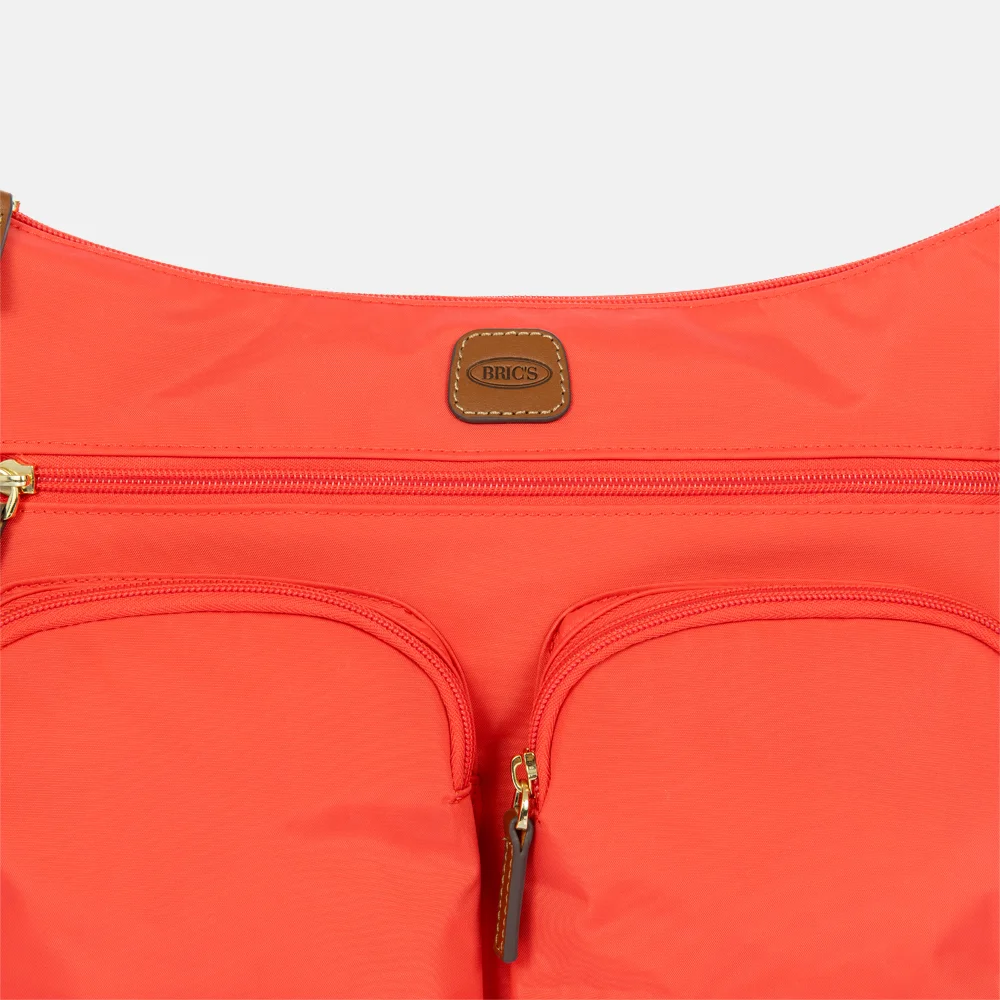 Bric's crossbody tas poppy oranje bij Duifhuizen