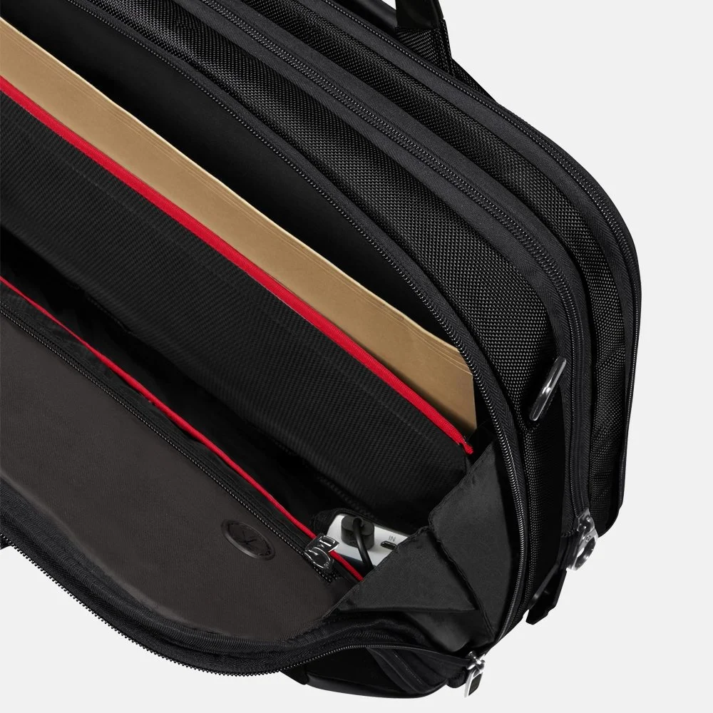 Samsonite Pro-Dlx 6 laptoptas 15.6 inch black bij Duifhuizen