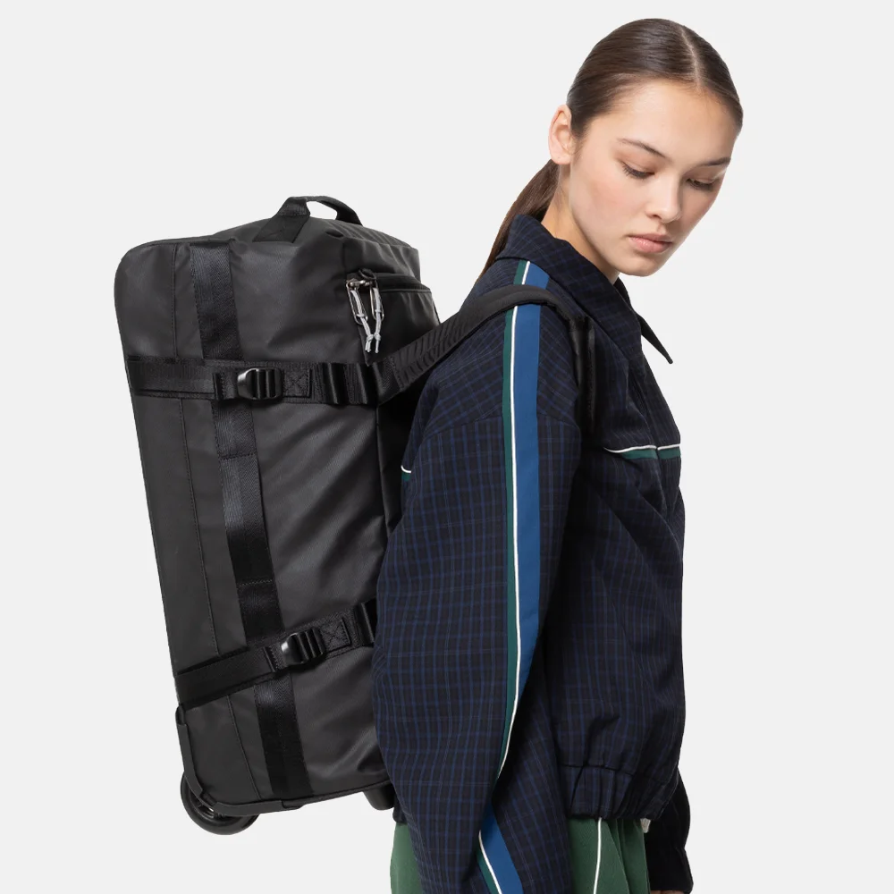 Eastpak Duffle Pack Wheel reistas op wielen 55 cm S tarp black2 bij Duifhuizen