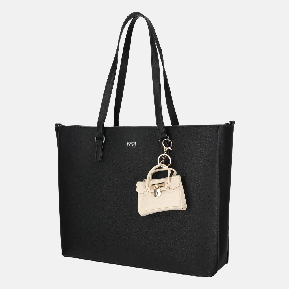 Charm London bag charm/tassenhanger beige bij Duifhuizen