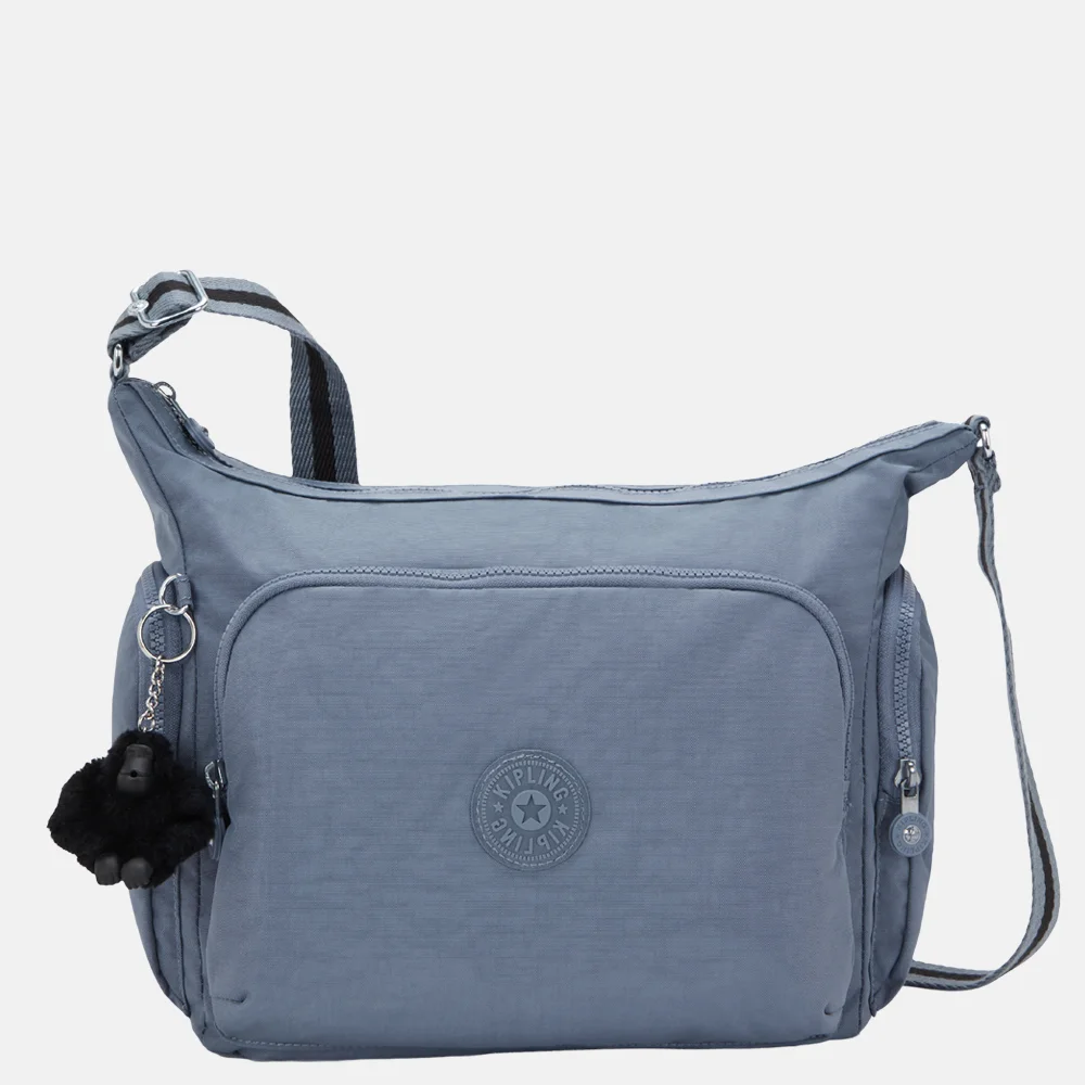 Kipling Gabb schoudertas blue stone