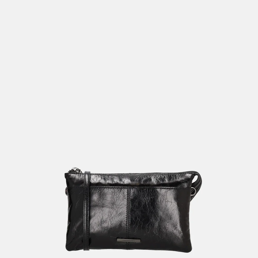 Claudio Ferrici crossbody tas black bij Duifhuizen