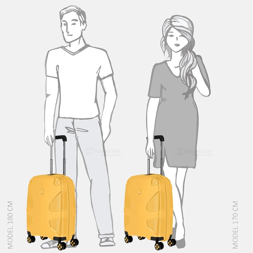 Impackt Spinner koffer 55 cm sunset yellow bij Duifhuizen