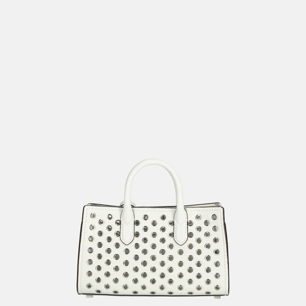 Michael Kors Scarlett crossbody tas XS optic white bij Duifhuizen