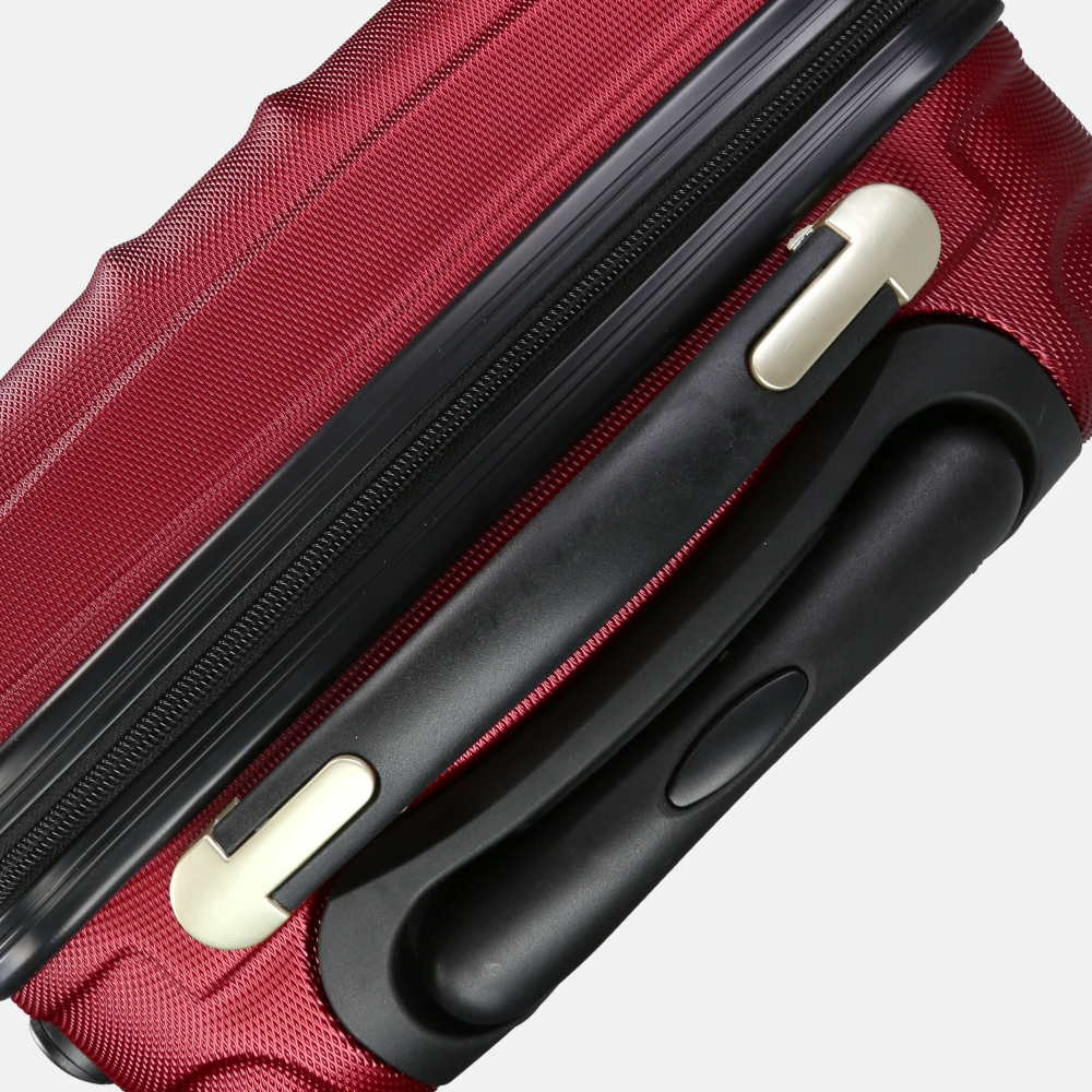 Buckle Up handbagage koffer 56 cm red bij Duifhuizen