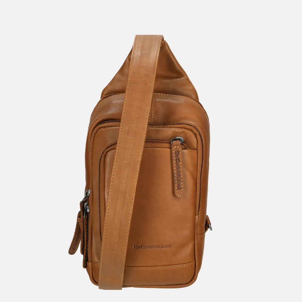 Chesterfield Riga crossbody tas cognac bij Duifhuizen