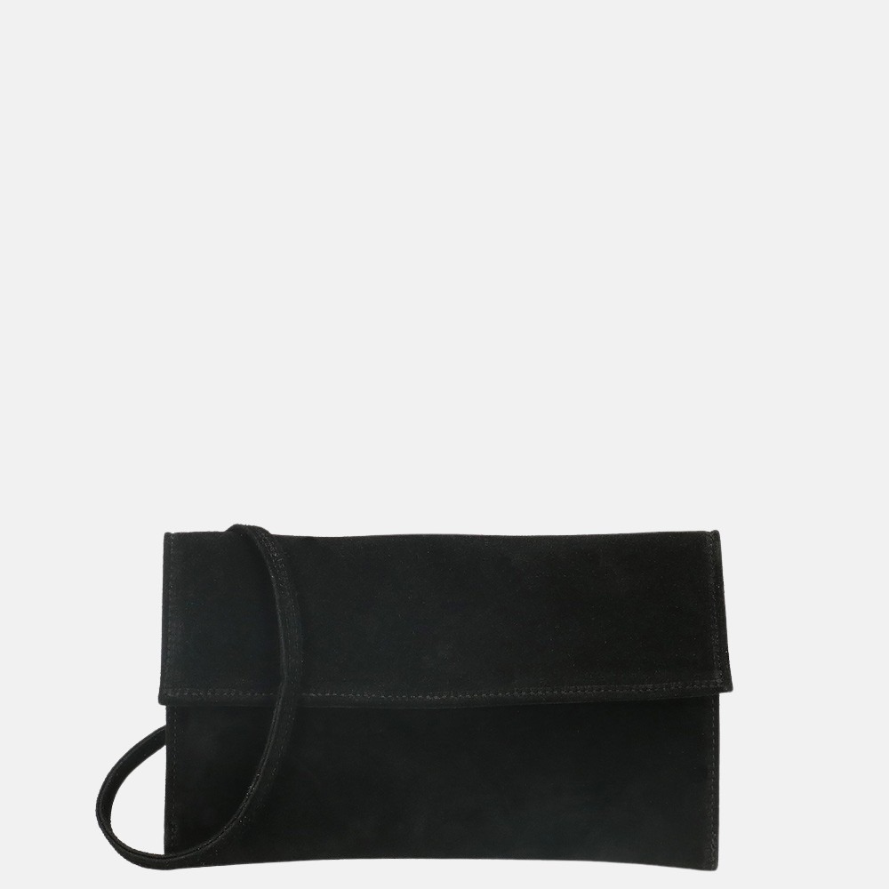 Charm London Leather Elisa clutch black bij Duifhuizen