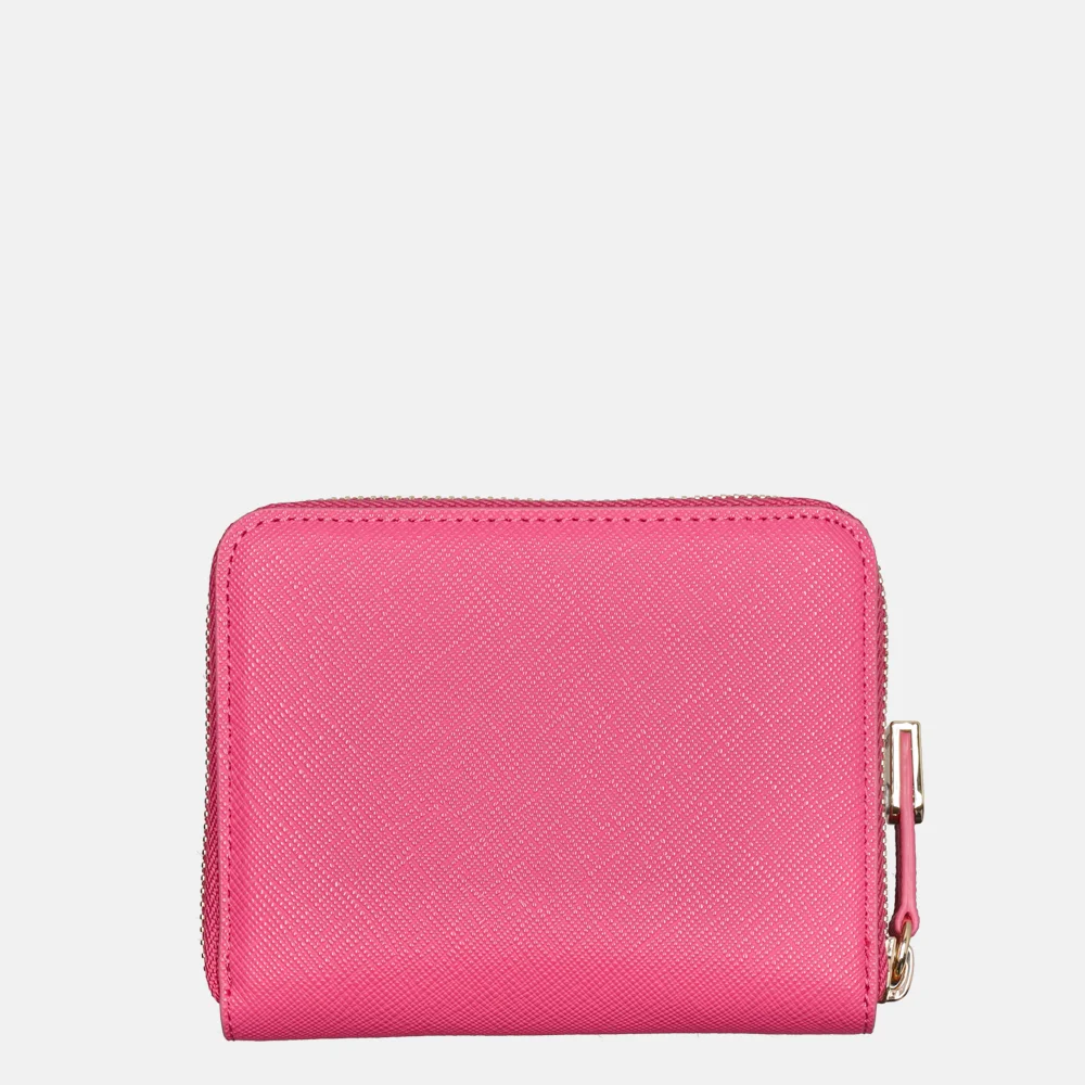 Liu Jo ziparound portemonnee M dark pink bij Duifhuizen