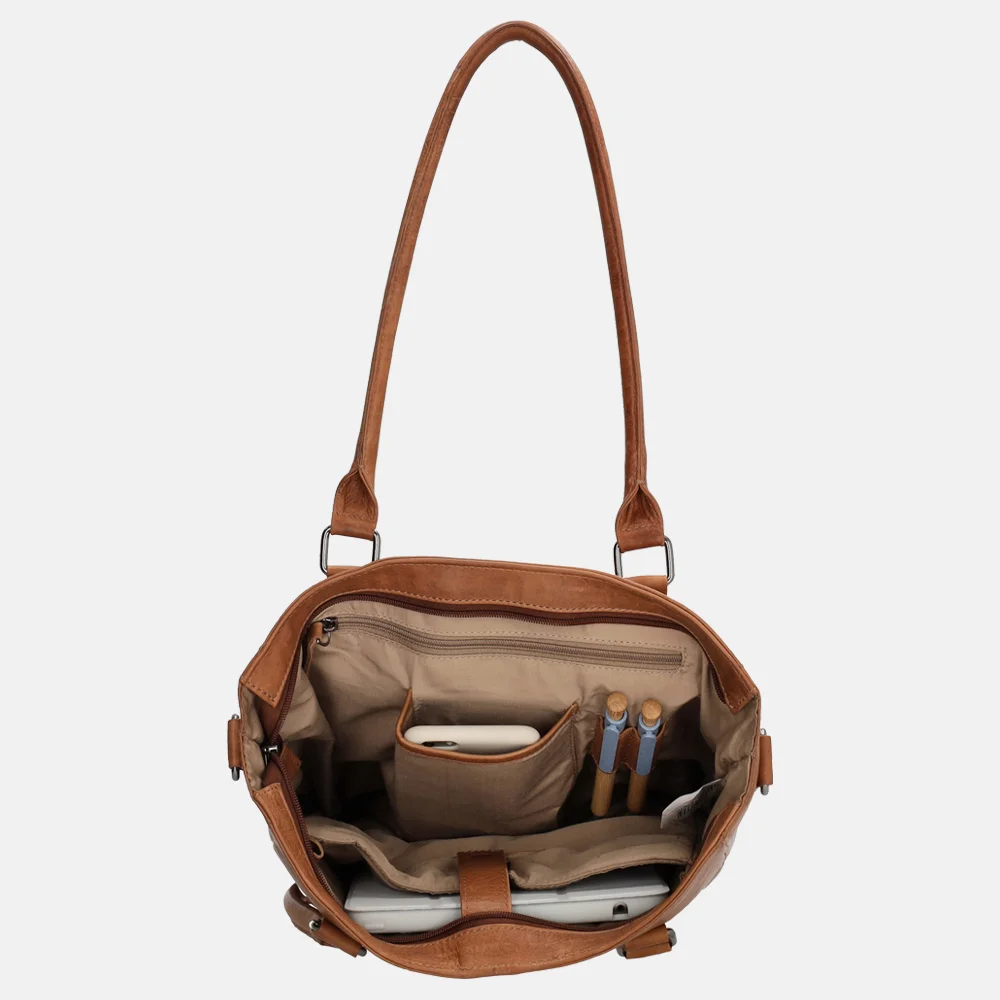 Micmacbags Everyday shopper bruin bij Duifhuizen