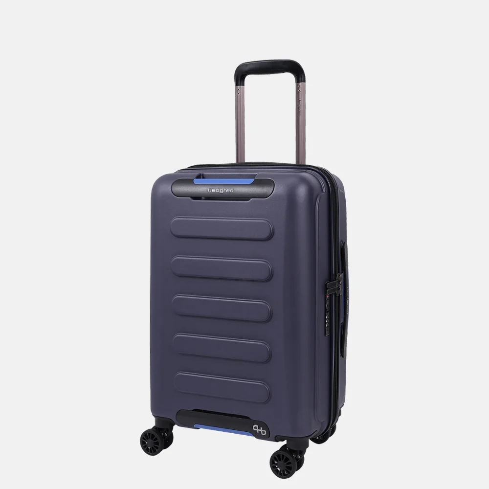 Hedgren Comby spinner handbagage koffer 55 cm peacoat blue bij Duifhuizen