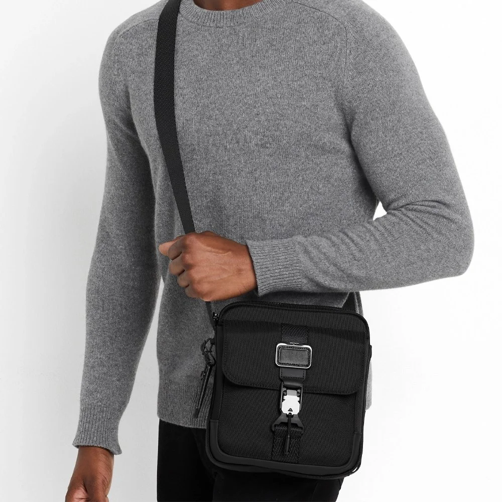 Tumi Alpha Bravo Junior crossbody tas black bij Duifhuizen