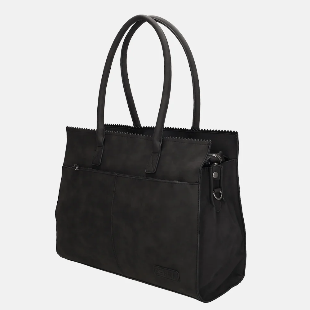 Zebra Trends shopper 15 inch zwart bij Duifhuizen