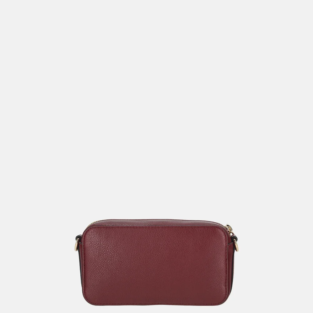 Tommy Hilfiger Icon crossbody tas velvet maroon bij Duifhuizen