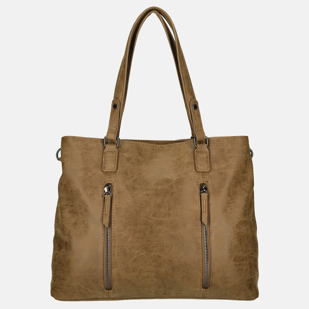 Enrico Benetti Kylie shopper camel bij Duifhuizen