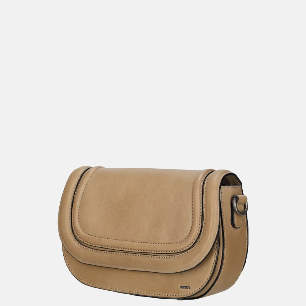 Berba Icons crossbody tas taupe bij Duifhuizen
