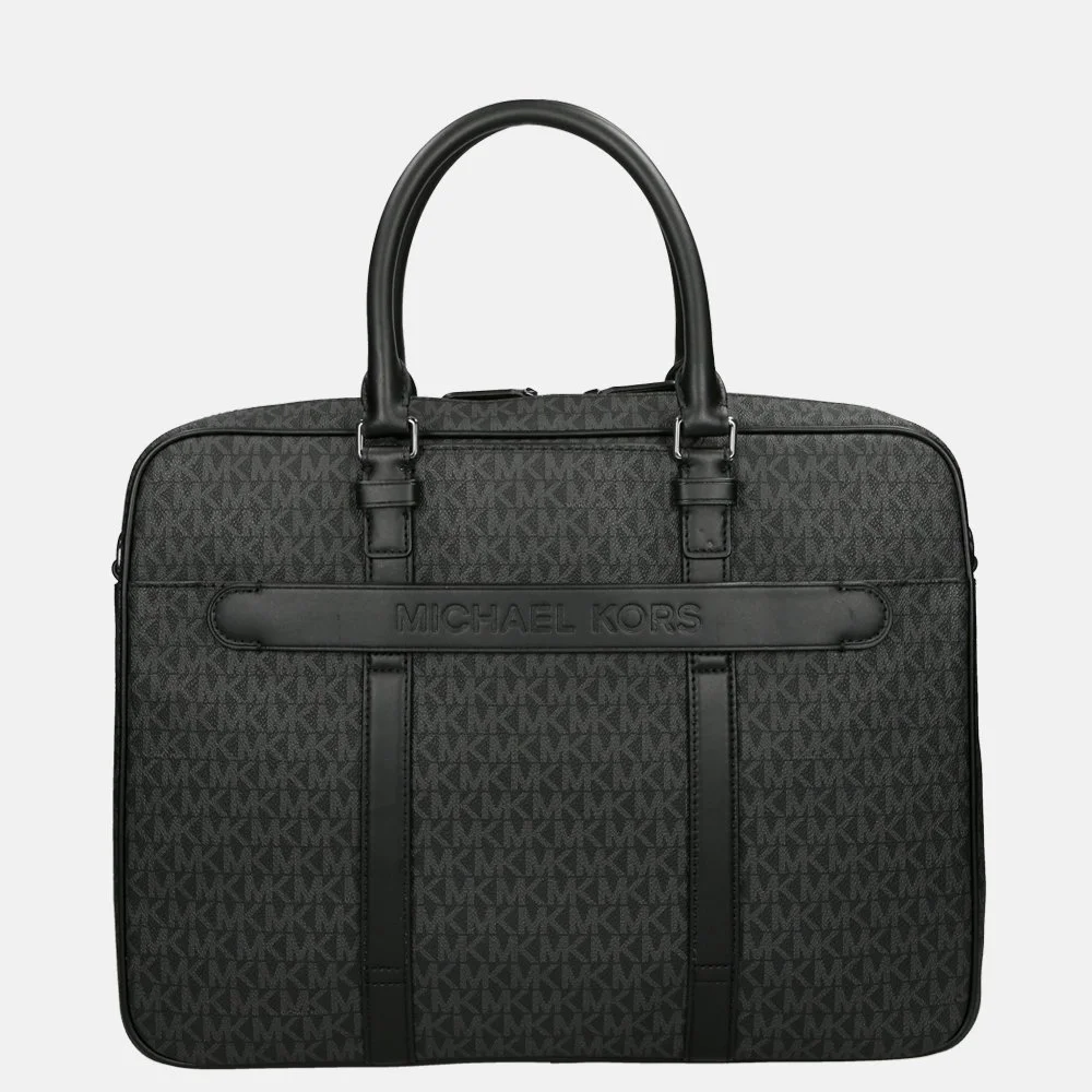 Michael Kors Commuter laptoptas black bij Duifhuizen