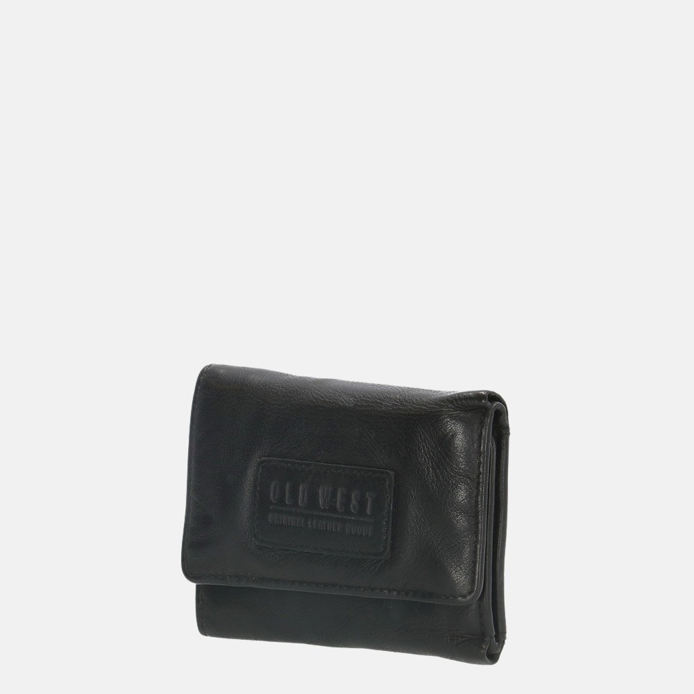Old West Paint Rock portemonnee S black bij Duifhuizen