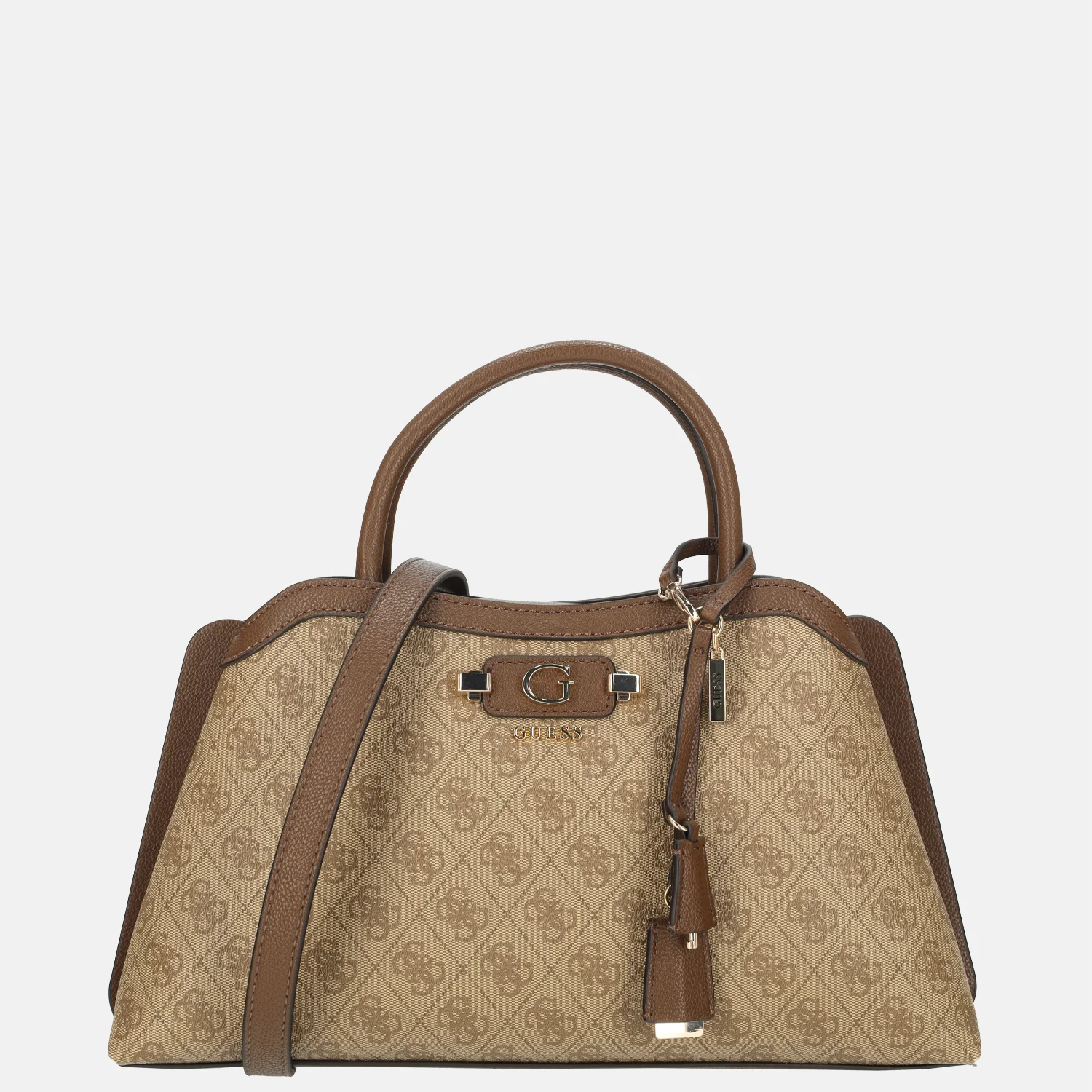 Guess Lindsey girlfriend handtas latte logo