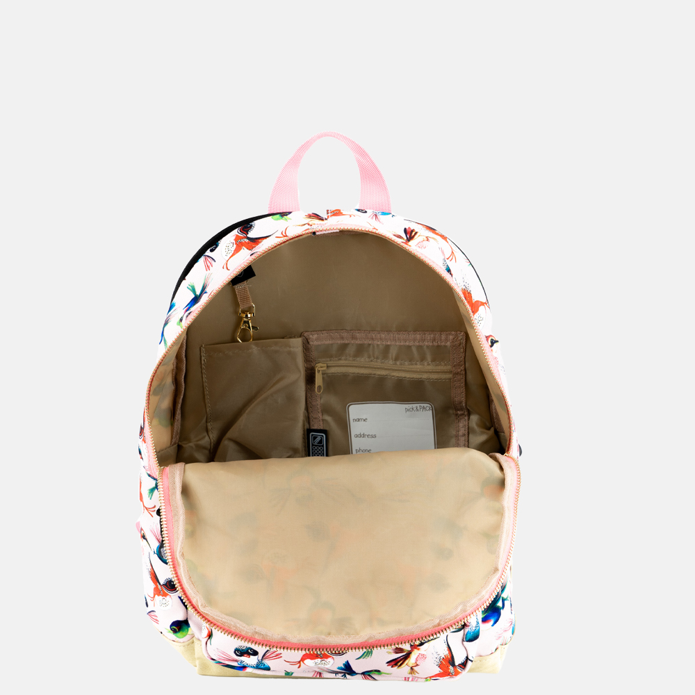 Pick & Pack Birds kinderrugzak M soft pink bij Duifhuizen