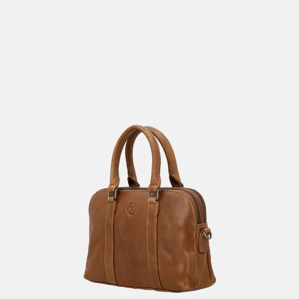Hide & Stitches Porto handtas S bruin bij Duifhuizen