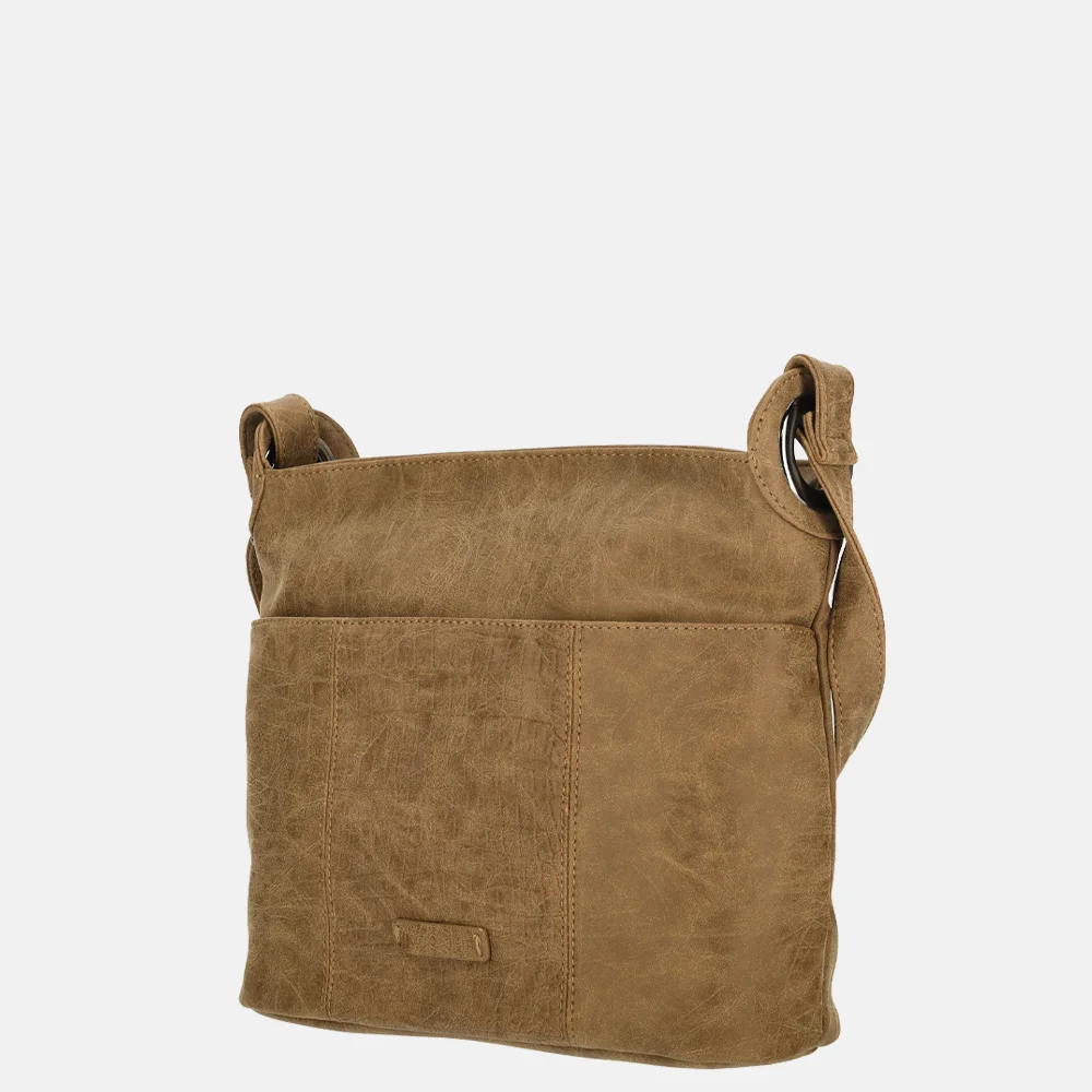 Enrico Benetti Josie crossbody tas camel bij Duifhuizen