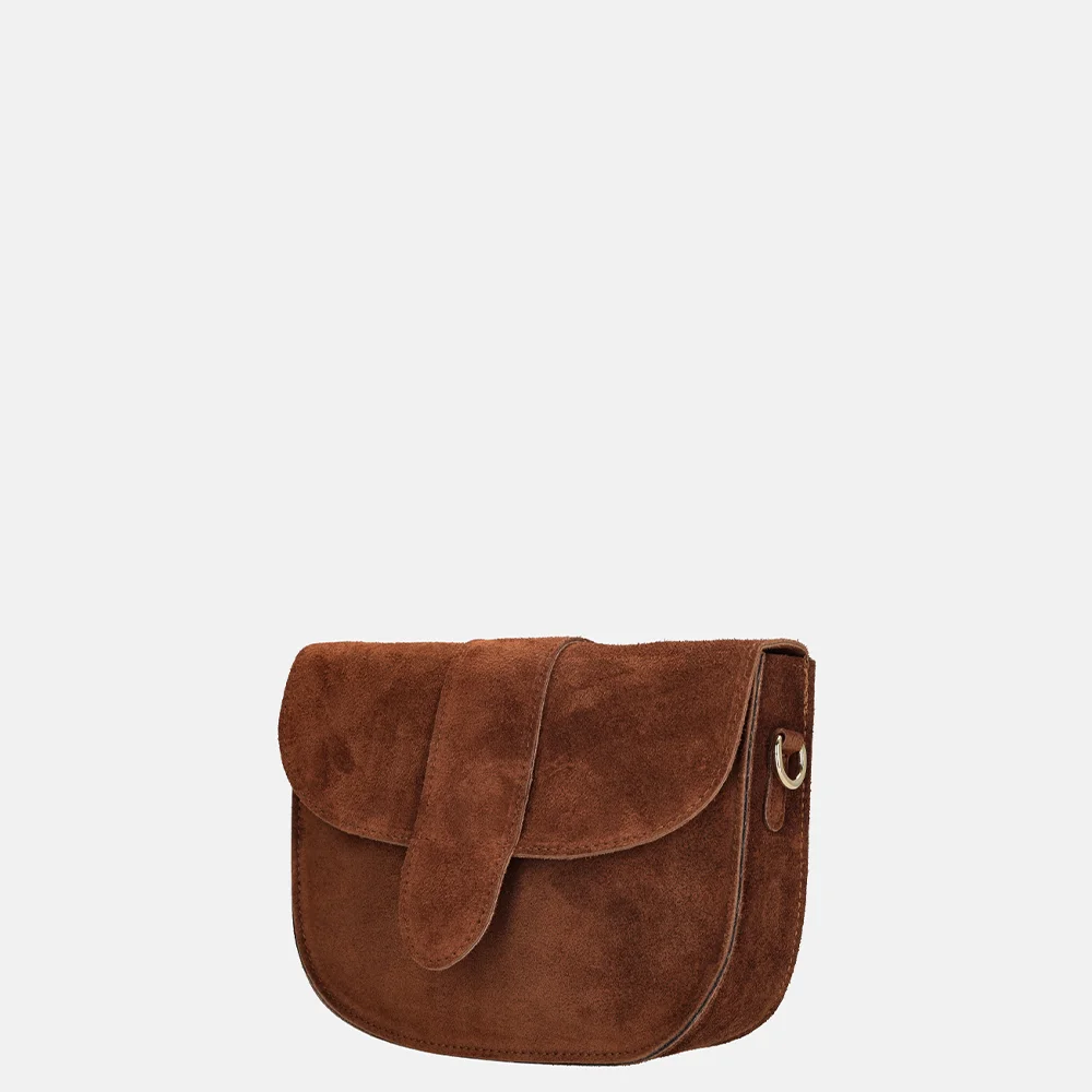 Charm London crossbody tas cognac bij Duifhuizen
