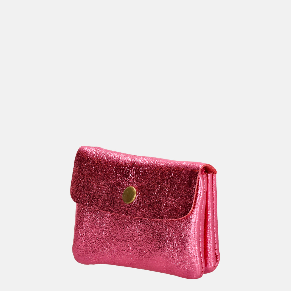 Charm London Glitter portemonnee  roze bij Duifhuizen