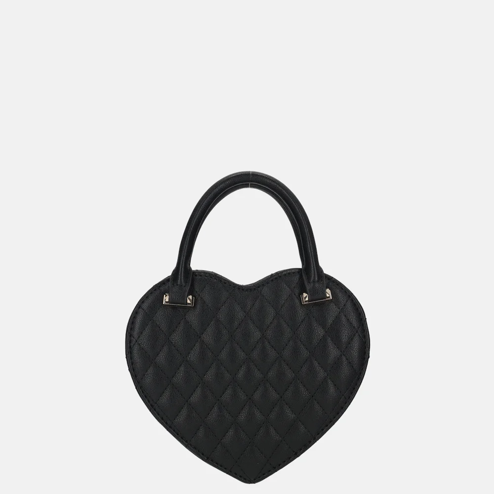 Guess Atabey heart bag handtas Black bij Duifhuizen