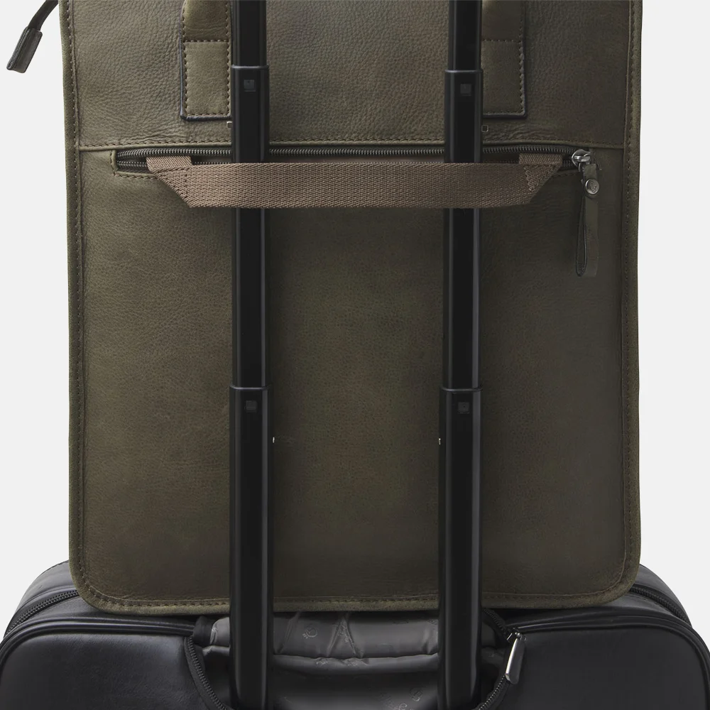 Castelijn en Beerens Carisma laptoptas 15.6 inch groen bij Duifhuizen