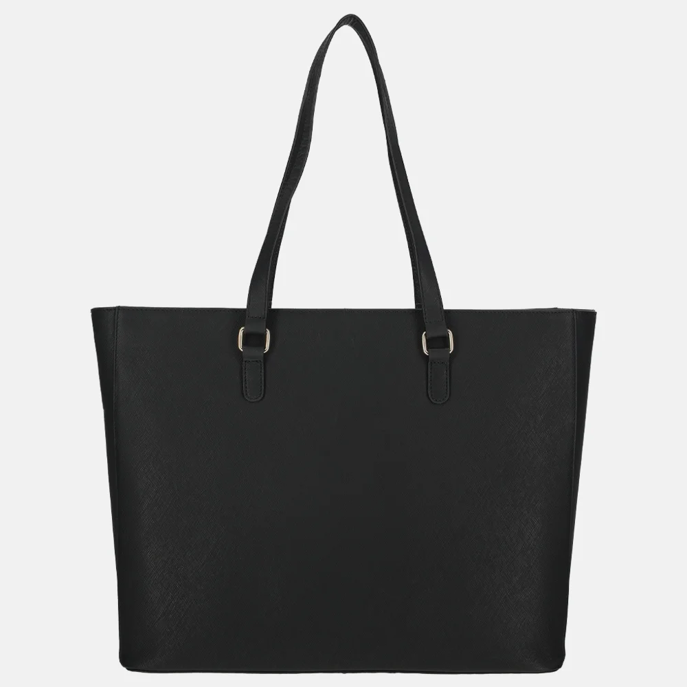 Duifhuizen leren shopper 14 inch zwart bij Duifhuizen