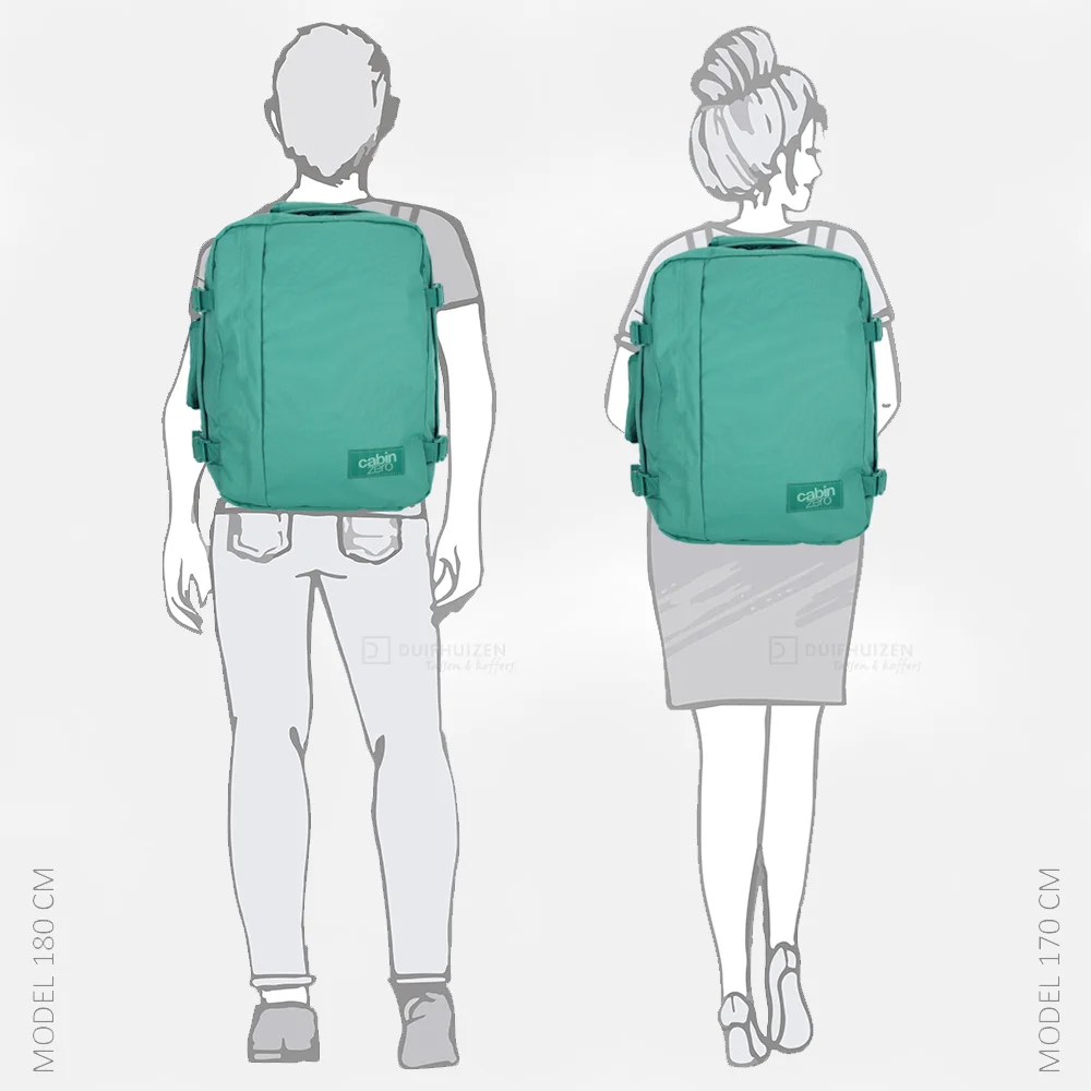 CABINZERO Classic rugzak/underseater 28L meadow green bij Duifhuizen
