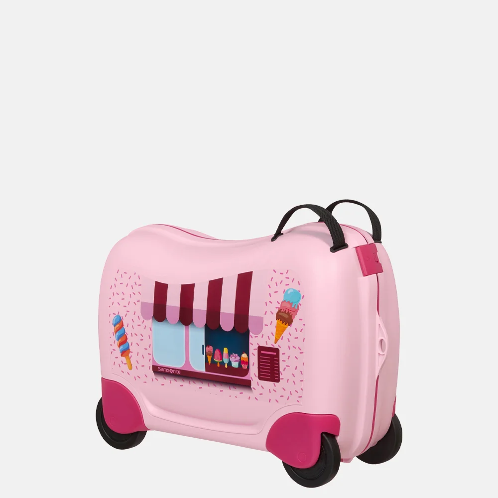 Samsonite Dream2go Ride-On kinderkoffer ice cream van bij Duifhuizen
