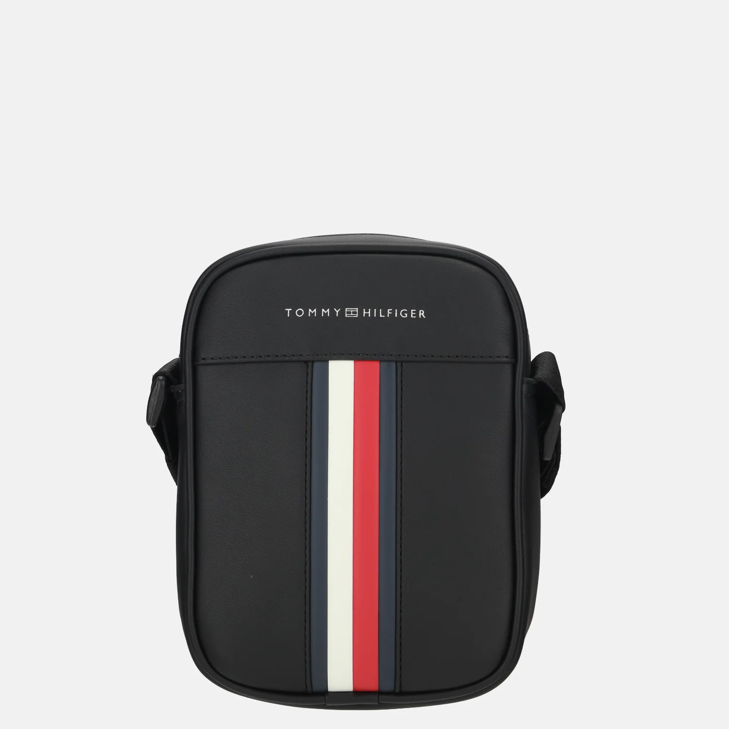 Tommy Hilfiger Metro reporter crossbody tas black bij Duifhuizen