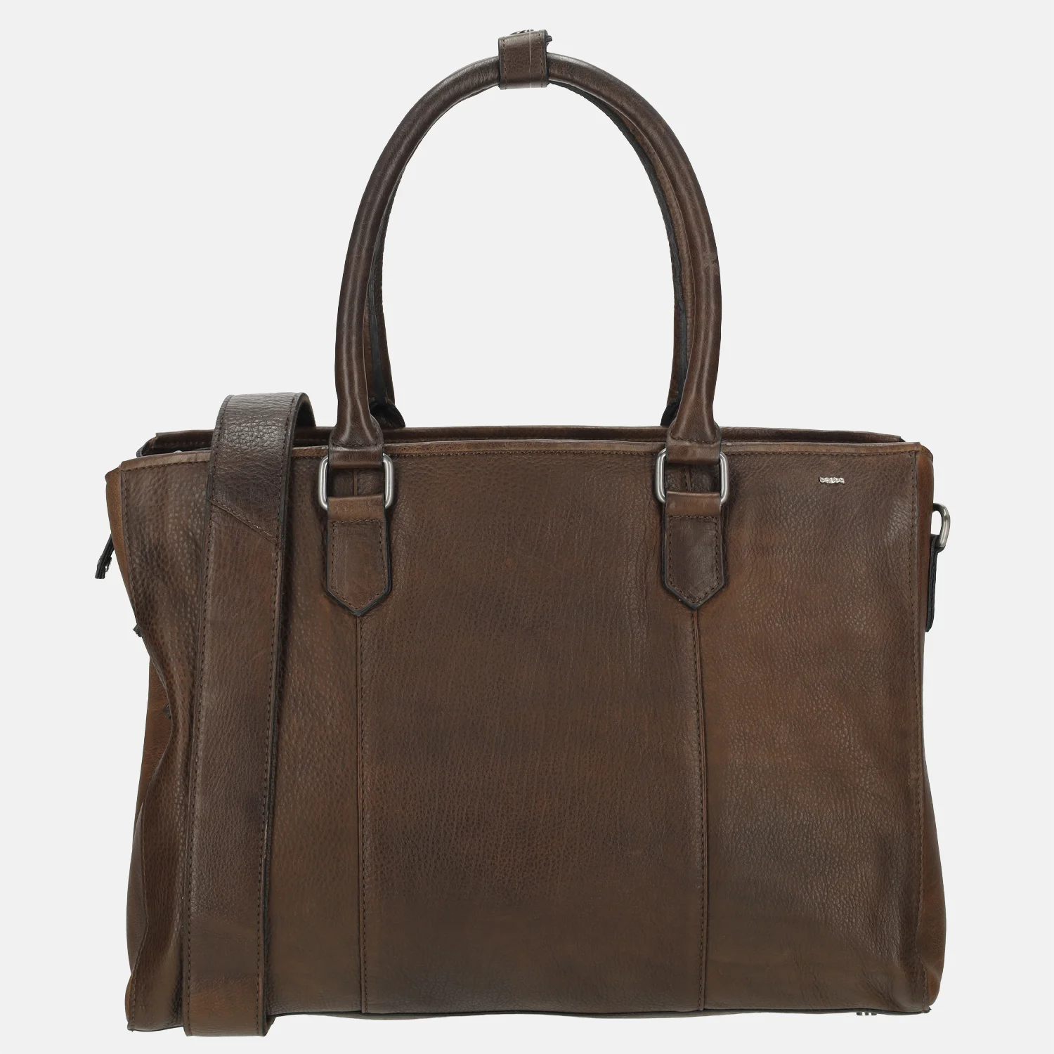 Berba Lucca laptoptas 15 inch donkerbruin bij Duifhuizen