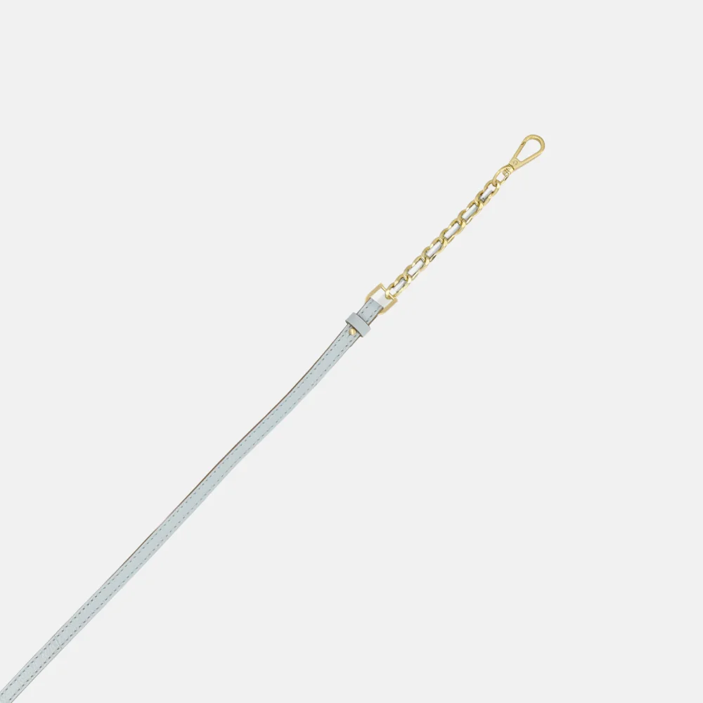 Loulou Essentiels Zoe crossbody tas blue aura bij Duifhuizen