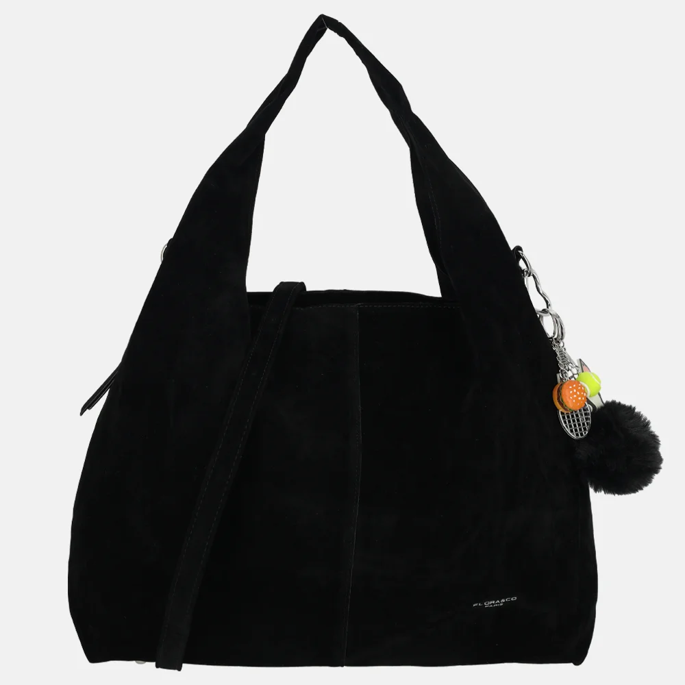 Flora & Co buideltas suedine noir