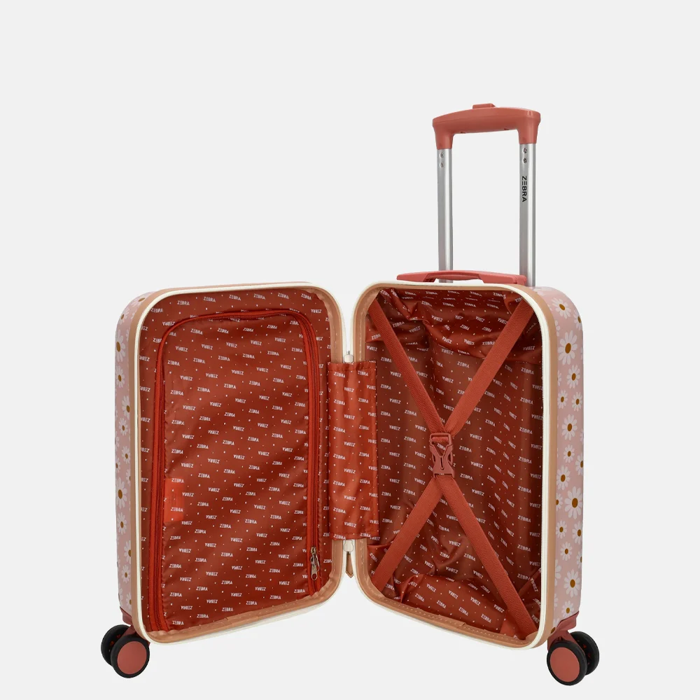 Rode koffer 48x32cm uitschuifbare handgreep - Koffers