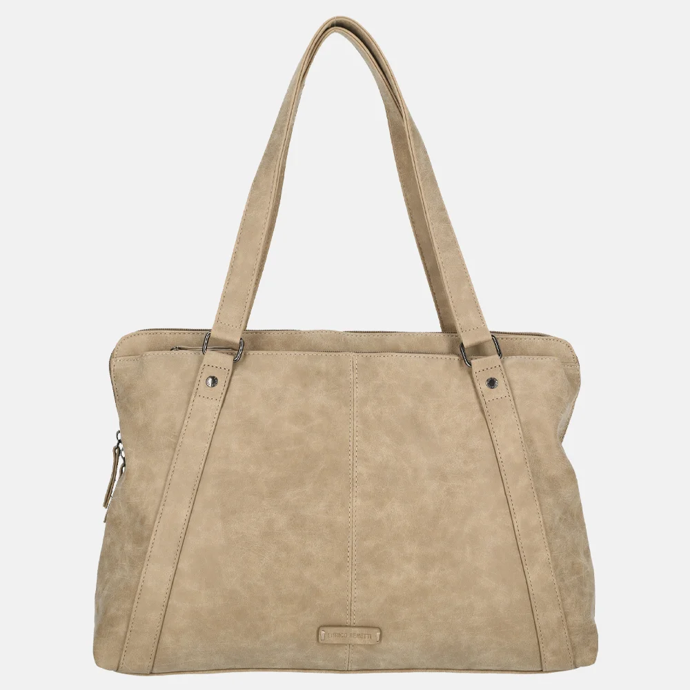 Enrico Benetti Karin shopper L mid taupe bij Duifhuizen
