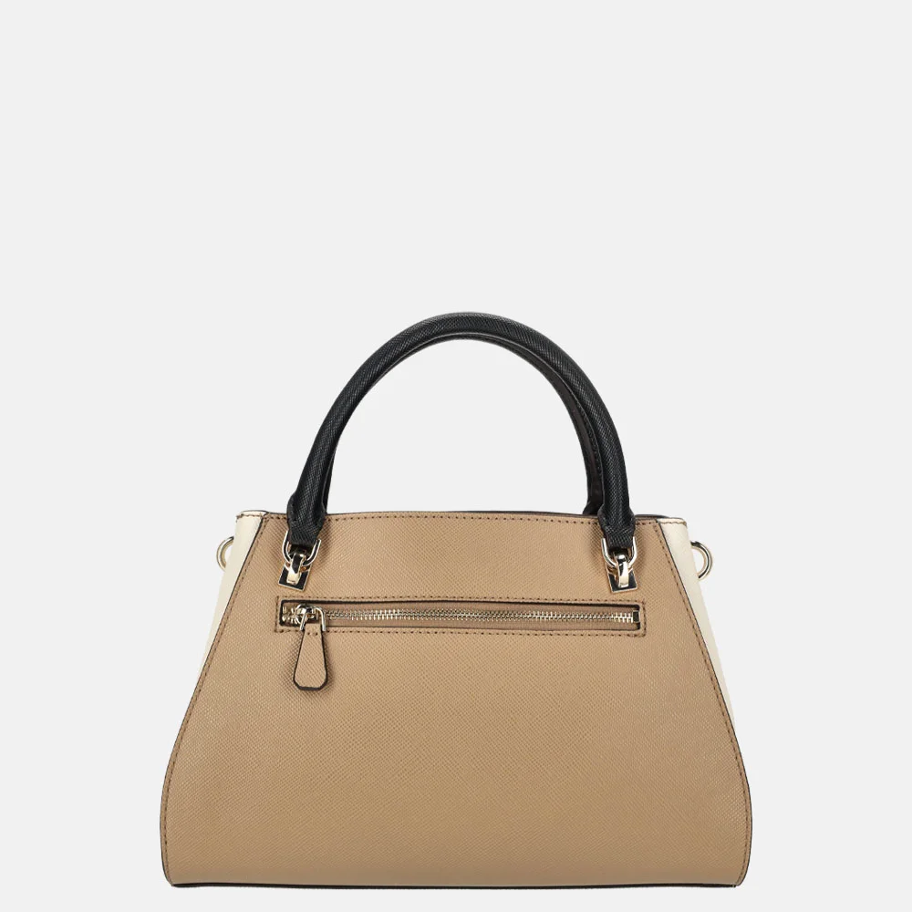 Guess Noelle II luxury handtas tan multi bij Duifhuizen