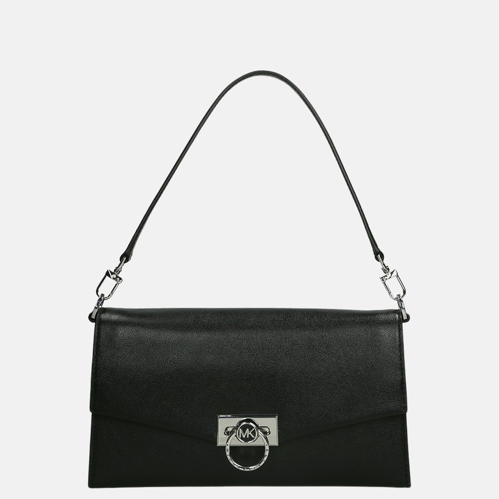 Michael Kors Hendrix schoudertas/clutch black bij Duifhuizen