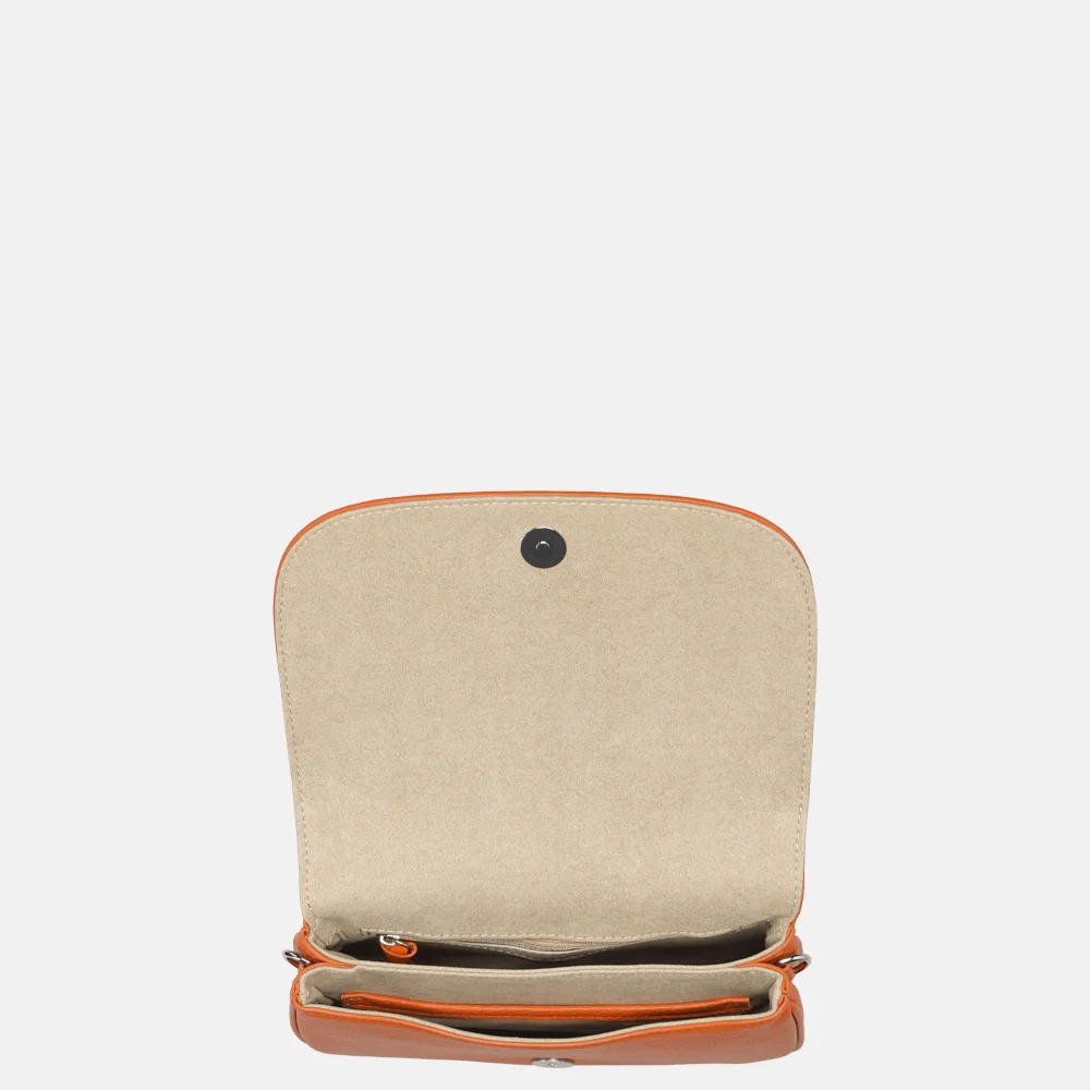 Crinkles crossbody tas orange bij Duifhuizen