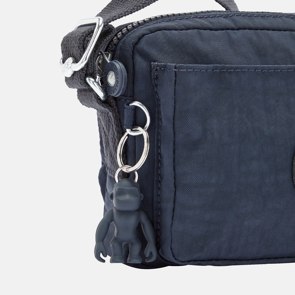 Kipling Abanu crossbody tas blue bleu 2 bij Duifhuizen