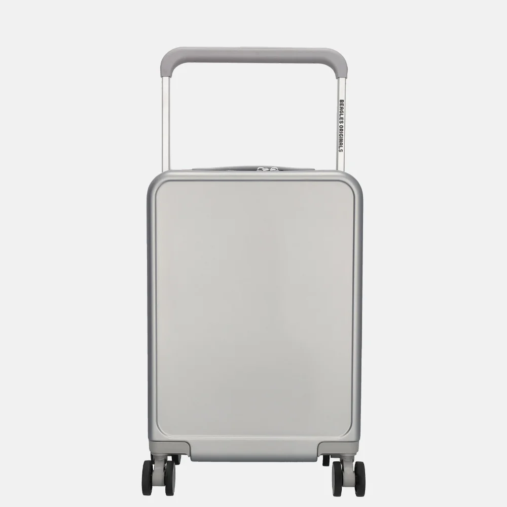 Beagles handbagage koffer 55 cm zilver