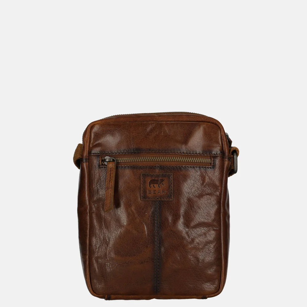 Bear Design crossbody tas cognac bij Duifhuizen