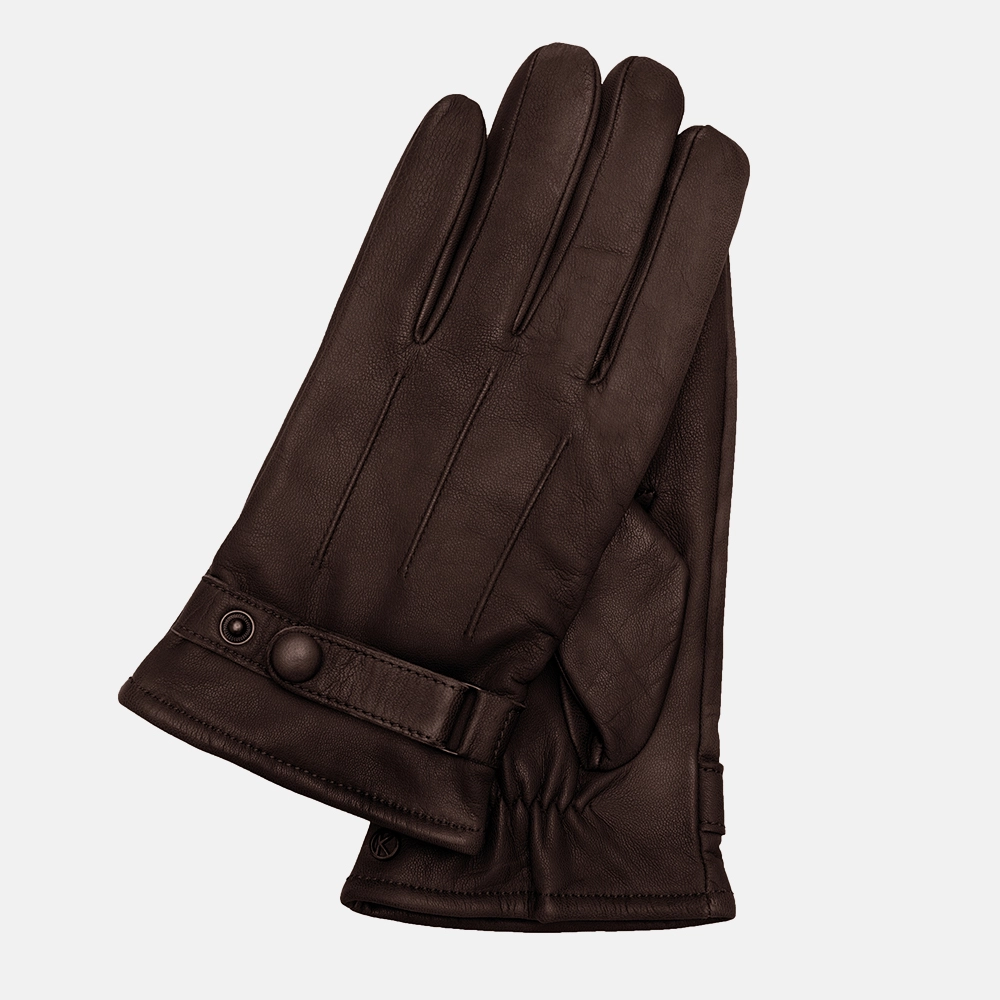 Otto Kessler Gordon Touch handschoenen dark brown bij Duifhuizen