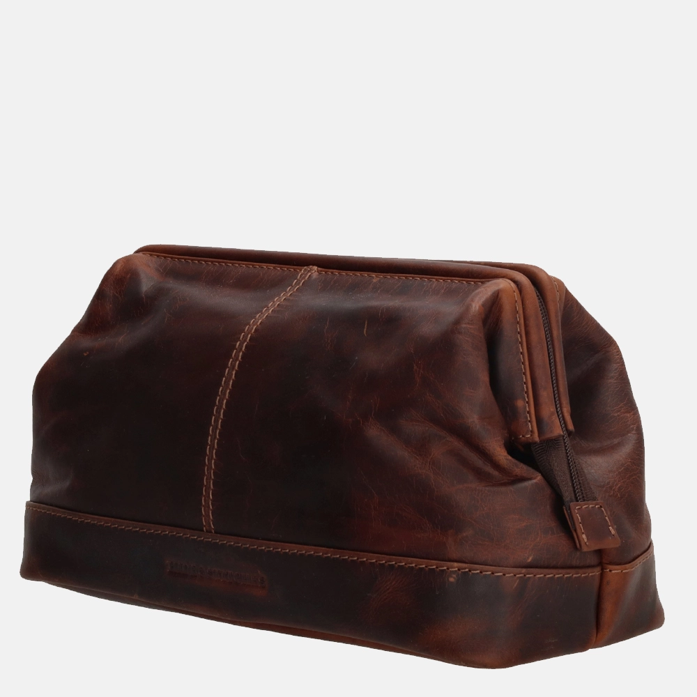 Hide & Stitches beugeltoilettas brown bij Duifhuizen