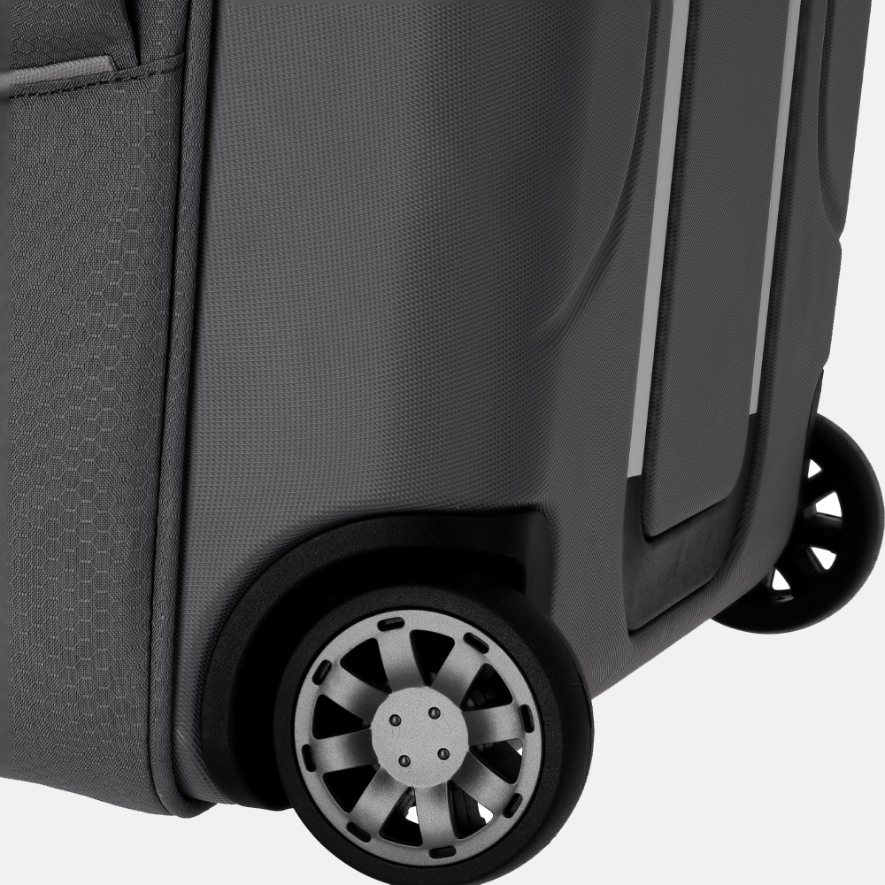 Travelite Upright koffer 55 cm anthracite bij Duifhuizen